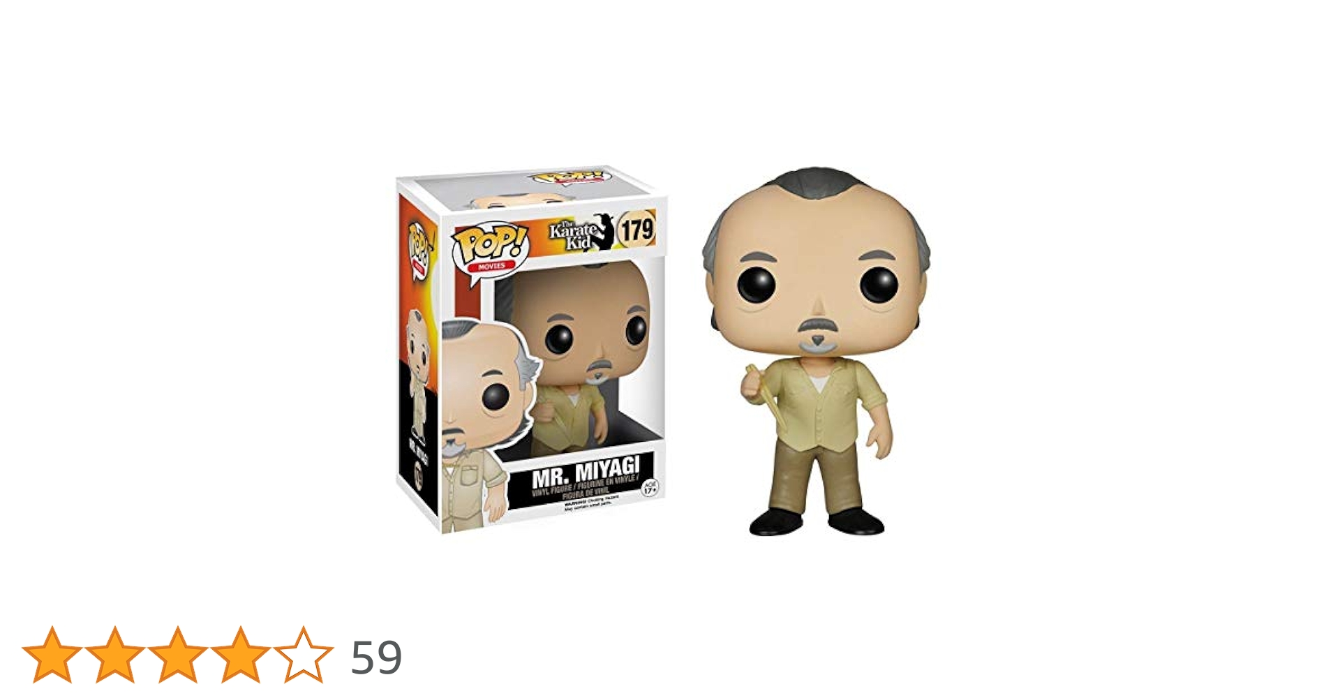 (未使用･未開封品)FunKo POP Movies: The Karate Kid - Mr. Miyagi Toy Figure [並行輸入品] Amazon.com: Funko Karate Kid - Mr. Miyagi : Funko Pop
